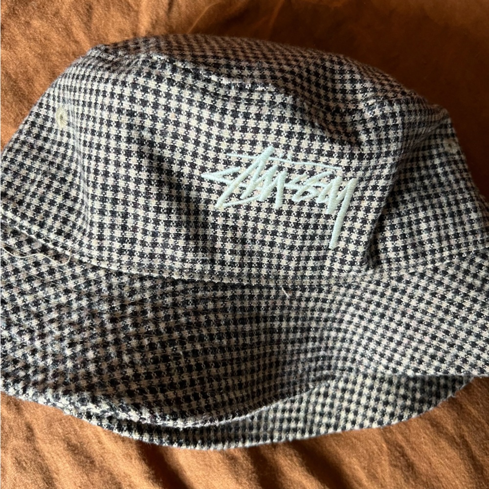 Stussy WOOL CHECK BIG STOCK BUCKET - Picture 4 of 8